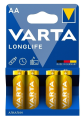 Батарейка Varta Longlife AA, 4шт