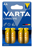 Батарейка Varta Longlife AA, 4шт