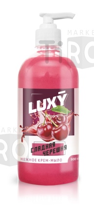 Мыло жидкое Luxy Сладкая черешня 500мл, с дозатором