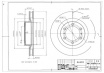 Диск переднего тормоза (вентилируемый) Toyota Land Cruiser B2110005\4351260190\UBS (10-) (NIBK. RN1435)