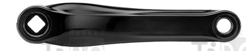 Шатун левый P06 для системы шатунов HDL-P303 170мм стальной, покрытый пластиком, чёрный, 580236