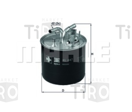 Фильтр топливный погружной Mahle KL 447 Z0322 (WK 1136)