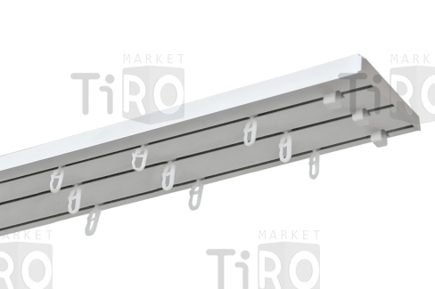 Карниз потолочный "Стандарт-А" 3,0м 3-рядный, в сборе