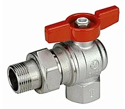 Кран Giacomini R789*005 оригинал американка 3/4" угловой, бабочка