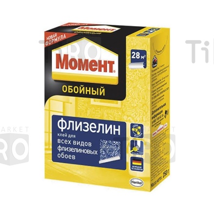 Клей Henkel Момент обойный Флизелин 200гр. /24/