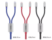 Кабель Hoco U17 для мобильных устройств USB 2в1 (Apple, Micro), 1,5м, синий