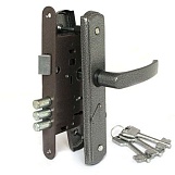 Замок врезной Могилев ЗВ9.4.1-6 03 серебро