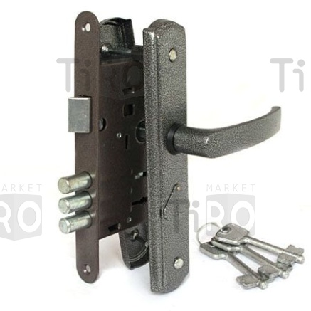 Замок врезной Могилев ЗВ9.4.1-6 03 серебро