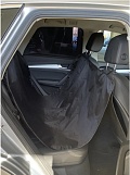 Гамак для перевозки живот на заднее сиденье авто, АГфаст, размер 220*150, с фастексом, стеганный, черный