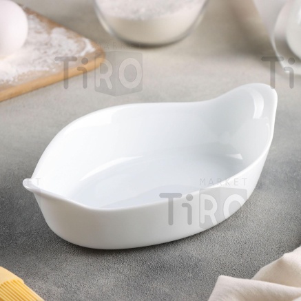 Форма для запекания стеклянная, овальная 600мл Opaline Marinex Форма для запекания стеклянная, овальная 600мл Opaline Marinex