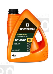 Моторное масло Incar "Intrek" 10w40 SN/CF синтетика 4л