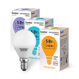 Лампа светодиодная Sweko 42LED-G45-10W-230-6500K-Е27, "шар"