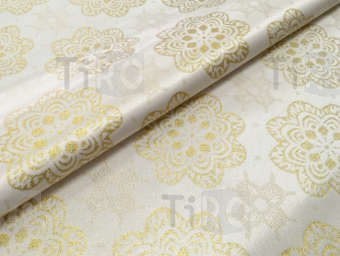 Клеенка "Jacquard Gold" YM-T01А тканевая с PVC покрытием 1,4*20м