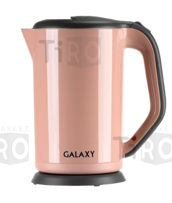 Чайник 1.7л, Galaxy GL-0330 дисковый 2000Вт, розовый