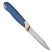 Нож кухонный с зубцами Tramontina Multicolor 23528/213 8см, блистер, цена за 2 штуки