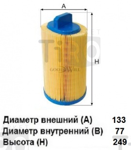 Фильтр воздушный Goodwill AG 445\2710940204\Mrcedes Benz Sprinter II (906) (08~) C-Klasse, CLC (Sakura A-26320) (Mann C14114) Фильтр воздушный Goodwill AG 445\2710940204\Mrcedes Benz Sprinter II (906) (08~) C-Klasse, CLC (Sakura A-26320) (Mann C14114)