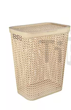 Корзина для белья 38*28*44 "Плетение" бежевый Корзина для белья 38*28*44 "Плетение" бежевый