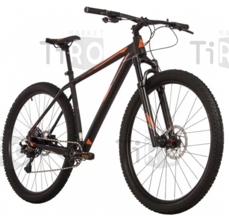 Велосипед Stinger Reload 29" STD 168505 черный, алюминий, размер 18"