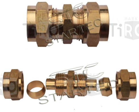 Фитинг прямой разборный D=16x2 INF.11.CUC16