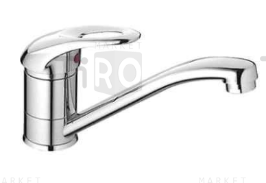 Смеситель Cron, CN4201-2 для кухни, низкий излив, шаровый, 40 мм, шпилька