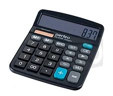 Калькулятор Perfeo PF-3286, бухгалтерский, 12-разрядный, черный (DС-837В)