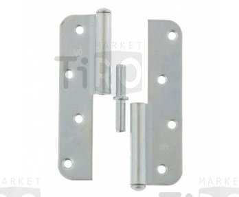 Петля накладная Кунгур ПН1-85, цинк, левая