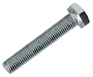 Болт шестигранник полная резьба 500В-М08-90 цинк М 8*90 (2шт.)
