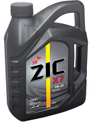 Cинтетическое масло Zic New X7 5w40, 20л