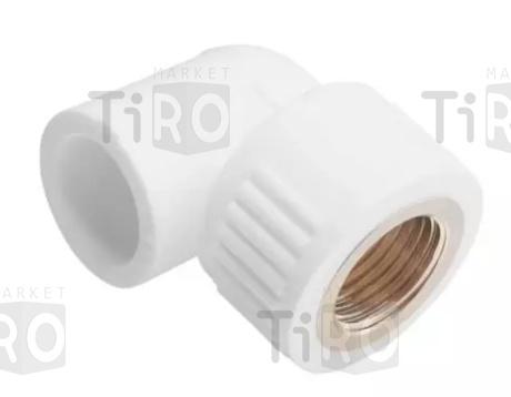 Угол полипропиленовый комбинированный Aqualink 25х1/2F внутренняя резьба