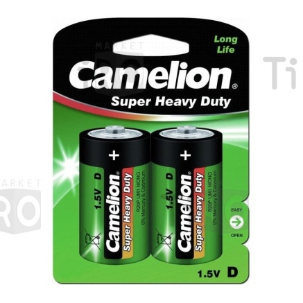 Элемент питания Camelion Green R14 1.5B BL-2