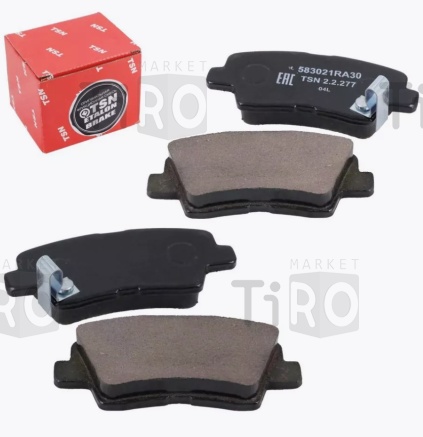 Колодки тормозные Hyundai Sonata Fe (CM) 2,2 CRDi "Цитрон" (2.2.72) (к-т 4 шт)