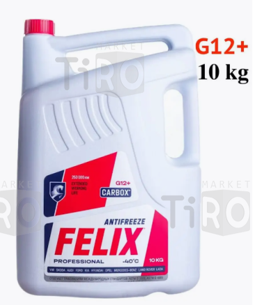 Антифриз Felix-40 Carbox G12+ красный, 10 кг Антифриз Felix-40 Carbox G12+ красный, 10 кг