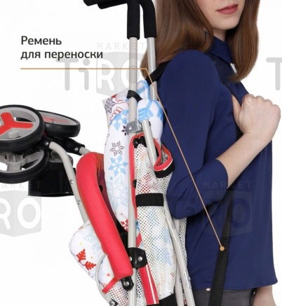 Коляска детская открытая Zlatek "Funny" ZLK10101, красный Коляска детская открытая Zlatek "Funny" ZLK10101, красный