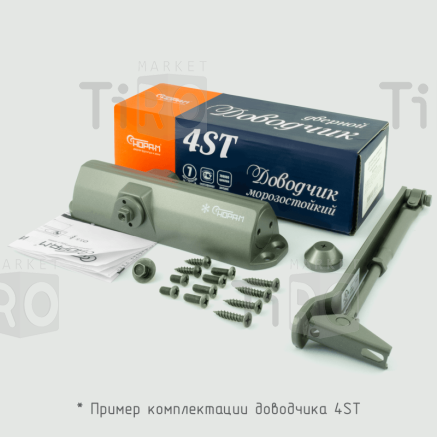 Доводчик НОРА-М №4ST (25-120кг) Серебро, морозостойкий Доводчик НОРА-М №4ST (25-120кг) Серебро, морозостойкий