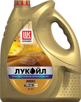 Лукойл люкс SAE  5w40 SL/CF  (5л) (п/с.бенз) Россия