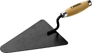 Кельма On бетонщика (треугольник), порошковая покраска, деревянная ручка, 330*150мм