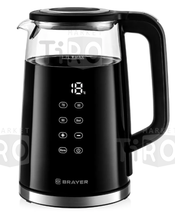 Чайник Brayer BR1037, 1,7 л, 2200Вт. Cool Touch LED