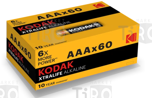 Батарейка Kodak Xtralife Alkaline LR03-60 colour box