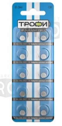 Батарейка Трофи G1 LR621 (364) 10шт Батарейка Трофи G1 LR621 (364) 10шт