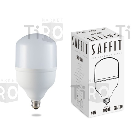 Лампа светодиодная Saffit SBHP1040, Т100, 40Вт, 220В
