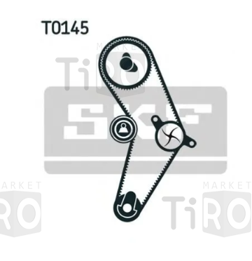 Комплект ГРМ VKMA06003 \7701472725\SKF RENAULT Logan,Sandero 1.4/1.6  8V (рем.96зуб.,17mm+ ролик)