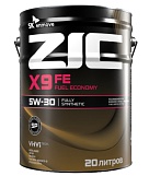 Масло Zic New X9 FE 5w30 A1/B1, A5/B5, 20л