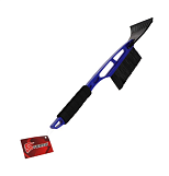 Щетка сметка Torso 3251228, 52 см, со скребком, мягкая ручка, Микс