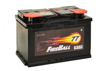 Аккумулятор FireBall 77 а/ч R  650А 276х175х190