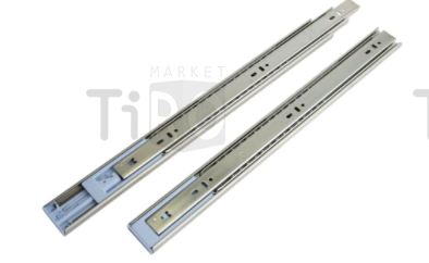Направляющие шариковые, с доводчиком полного выдвижения, 45/300мм