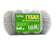 Губка металл в сетке 5шт*55г, 21006-1 /60/