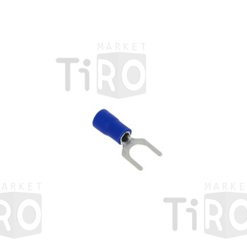 Наконечник вилочный изолированный ЭКФ НВИ 2,5-4, сечение кабеля 1,0-2,5мм2 (50шт.) Наконечник вилочный изолированный ЭКФ НВИ 2,5-4, сечение кабеля 1,0-2,5мм2 (50шт.)