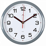 Часы настенные круг d=22см, корпус серый "Классика" "Рубин"