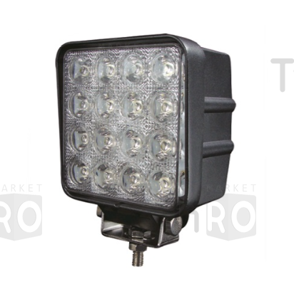 Рабочий свет Zooml WL-334001L 10-60V 48W 6500-7000К Power (Bridgelux/16, рассеянный, 105х105х60)