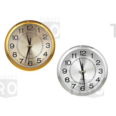 Часы настенный La Decor Chrono, d-26см, пластик, плавный ход, 2 цвета, 1*АА